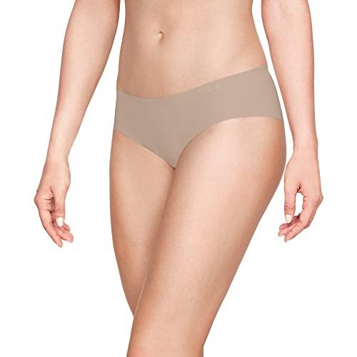 Under Armour Women's Pure Stretch Hipster 3-Pack, Nude (295)/Nude, Small