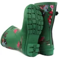 Joules Molly Welly Green Florals 7 B (M)