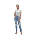 GAP Women's High Rise Vintage Slim Fit Denim Jeans, Medium Rock, 25 Regular