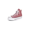 CONVERSE ALL STAR Women's Chuck Taylor Lift Sneakers, Saddle/Black/White, 5 US