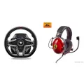 Thrustmaster T248 Force Feedback Racing Wheel and Magnetic Pedals for PS5 / PS4 / PC + Thrustmaster T.Racing Scuderia Ferrari Edition-DTS - Gaming Headset - Officially Licensed by Ferrari