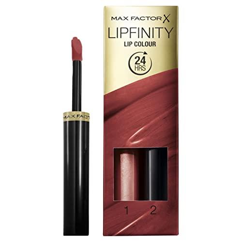 Max Factor Lipfinity Lip Colour, 2-step Long Lasting Lipstick, Hot 4.2ml