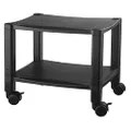 Kantek 2-Shelf Under-Desk Mobile Printer Stand, 17" x 13.25" x 14.13", Black (PS510)
