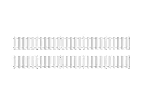Peco Ratio GWR Straight Station Fencing, White