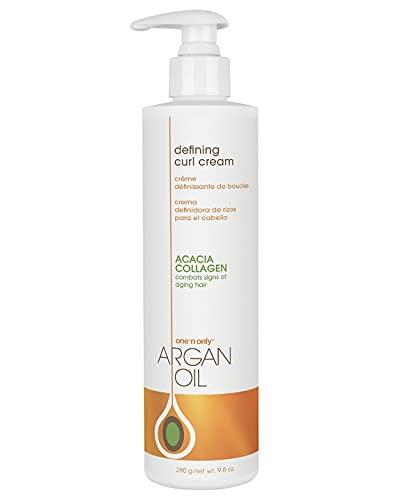 one 'n only Argan Oil Curl Cream Derived from Moroccan Argan Tress, 10 Ounce