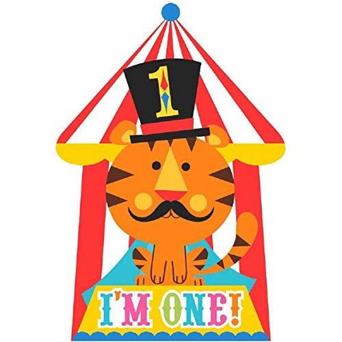 Amscan Fisher Price 1st Birthday Circus Invitations 8 Pieces