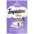TEMPTATIONS Classic Treats for Cats Creamy Dairy Flavor 3 Ounces (Pack of 12)