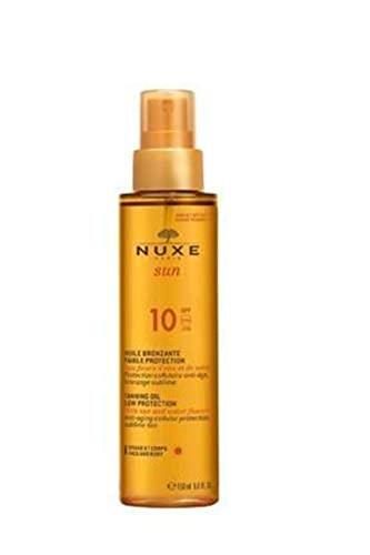 Nuxe Face and Body SPF 10 Sun Tanning Oil 150 ml