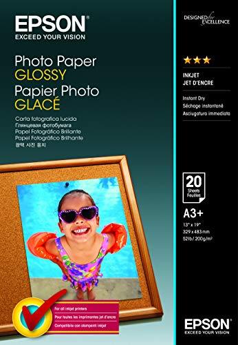 Epson A3+ Photo Paper Glossy - 20 Sheets (200gsm), C13S042535