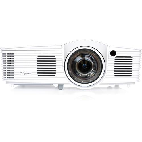 Optoma EH200ST Full 3D 1080p 3000 Lumen DLP Short Throw Projector with 20,000:1 Contrast Ratio and MHL Enabled HDMI Port, White
