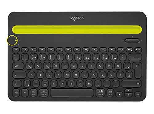 Logitech K480 Wireless Multi-Device Keyboard for Windows, QWERTZ German Layout - Black