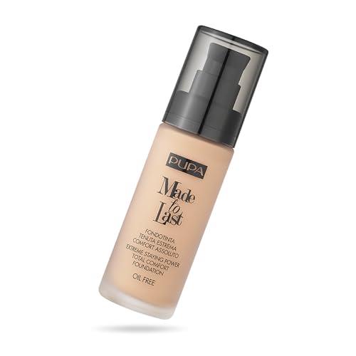 Pupa Milano Made to Last Extreme Staying Power Foundation SPF 10-050 Sand for Women 1.01 oz Foundation