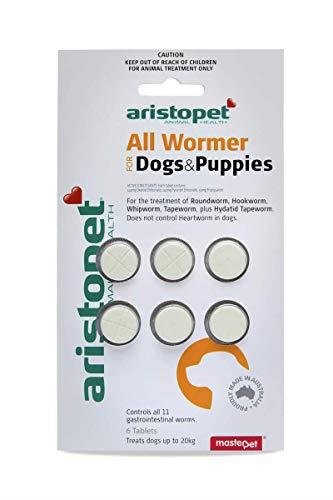 Aristopet All Wormer Tablets for Dogs and Puppies 6 Pack