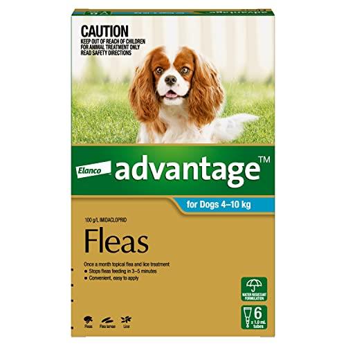 Advantage Fleas for Dogs 4 - 10kg - 6 Pack