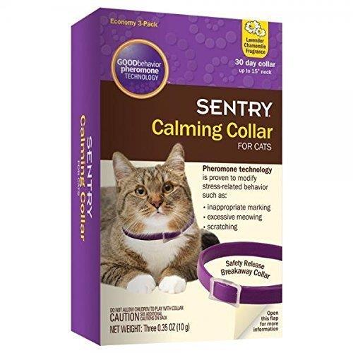 SENTRY Calming Collar CAT Good Behavior Pheromone 3 Pack