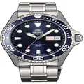 Orient Men's Japanese Automatic/Hand-Winding Stainless Steel 200 Meter Diving Watch, Marine Blue, Dive Watch