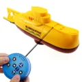 Tipmant Mini RC Submarine Toy Radio Remote Control Boat Electric Dive Water Tube Fish Tank Kids Birthday Gift (Yellow)