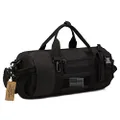 ArcEnCiel Small Tactical Duffle Bag Men Gym Pack Military Molle Shoulder Bags Shoes Storage Sports Handbag with Patch (Black)