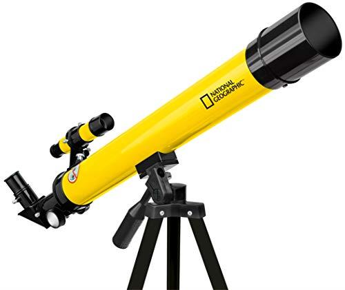 National Geographic 50/600 AZ Telescope with Mount and Tripod, Yellow