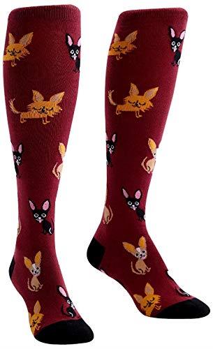 Sock It To Me Unisex Knee Funky Chihuahua Os