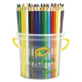 Crayola 48 Triangular Coloured Pencil Desk Pack, Perfect for Classroom, Projects, Student Activities, Comes in 12 Bright Colours, Great for Classroom Sharing