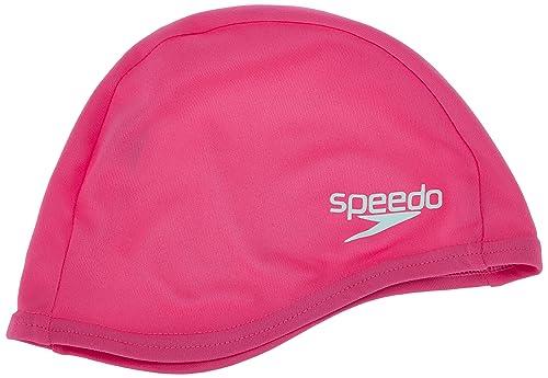 Speedo Junior Polyester Swim Cap, Pink