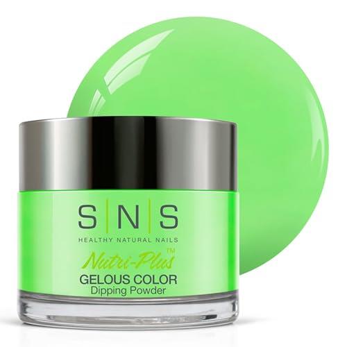 SNS Gelous #372 Nail Dipping Powder, Gorgeous Green, 28 g