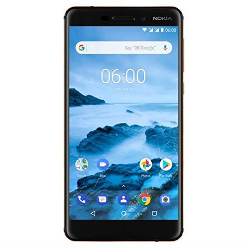 Nokia 6.1 (2018) - Android One (Oreo) - Upgrade to Pie - 32 GB - Dual SIM Unlocked Smartphone (AT&T/T-Mobile/MetroPCS/Cricket/H2O) - 5.5" Screen - Black