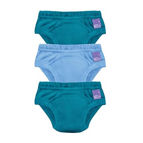 Bambino Mio, Revolutionary Reusable Potty Training Pants for Boys and Girls, Mixed Boy Blue, 18-24 Months, 3 Pack