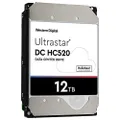 Western Digital HUH721212ALE604 Ultrastar DC SATA HDD - 7200 RPM Class, SATA 6 Gb/s, 3.5" 12TB