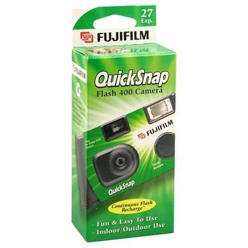Fujifilm QuickSnap Flash 400 Disposable 35mm Camera (Pack of 10)