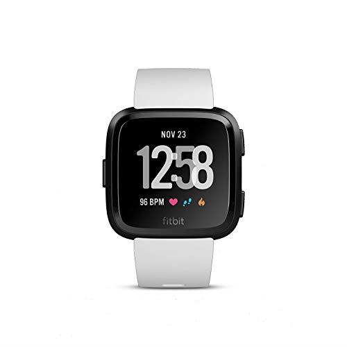 Fitbit Versa Health and Fitness Smartwatch with Heart Rate, Music and Swim Tracking - White