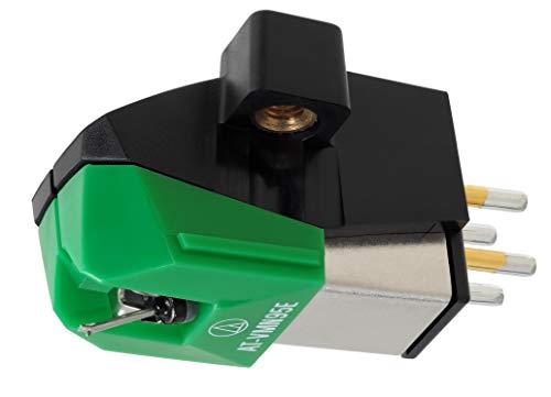 Audio Technica AT-VM95E Dual Moving Magnet Turntable Cartridge (Black/Green)