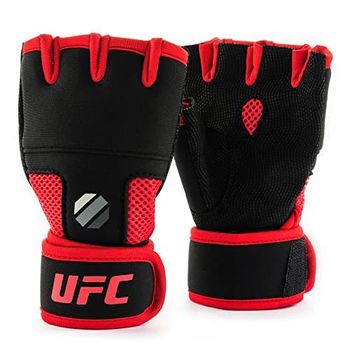 UFC Contender Quick Wrap Inner Gloves w/EVA Knuckle Black S/M, Unisex-Adult, Black, Small/Medium