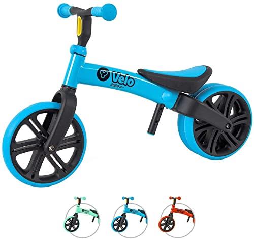 Yvolution Y Velo Junior Toddler Bike | No-Pedal Balance Bike | Ages 18 Months to 4 Years (Blue)
