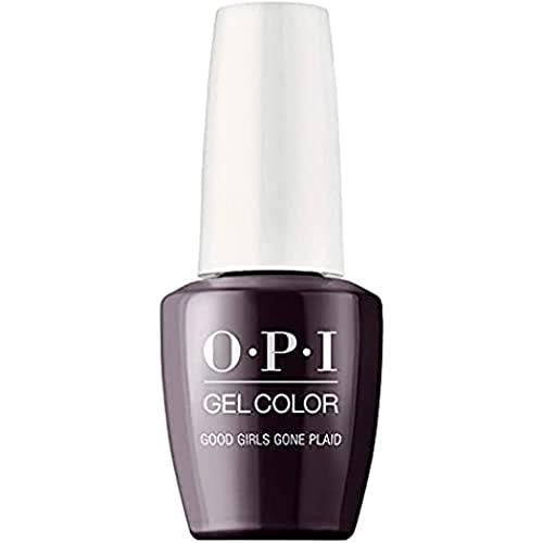 OPI Gelcolor Nail Polish, Good Girls Gone Plaid, 15 ml