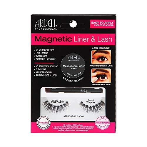 Ardell Adhesive Long Lasting Demi Wispies Magnetic Liner and Lash, Black