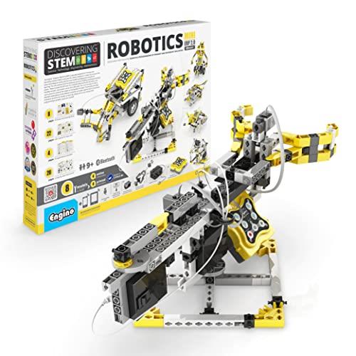 Engino Discovering Stem Expandable Robotics Platform Mini Building Block 185-Pieces Set