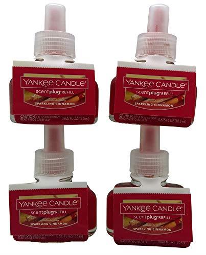 Yankee Candle Sparkling Cinnamon ScentPlug Refill 4-Pack