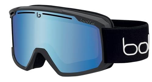 Bolle Maddox Black Corp Matte/Light Vermillon Blue Cat.1 | Medium-Large - Snow Goggles Unisex-Adult