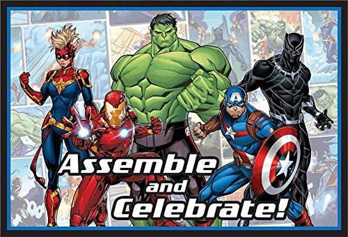 Amscan Marvel Avengers Powers Unite Postcard Invitations (Pack of 8)