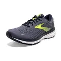 Brooks Men's Ghost 13 Athletic Road Runners Shoes, Grey Navy Nightlife, Size US 8.5