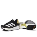 adidas Men's Adizero Adios 6 Running Shoes, Black/White/Wonder White, 6 US
