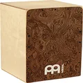 Meinl Percussion Snarecraft Snare Cajon - Drum Box with Dual internal Snare and Rounded Corners - Musical Instrument, Burl Wood (SC100BW)