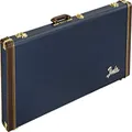 Fender® Classic Series Strat/Tele Wood Case Rectangular Case for Electric Guitar Navy Blue