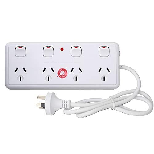 Arlec 10 A Surge Protect 4 Outlet Power Board