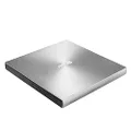 ASUS ZenDrive U8M Silver ultraslim External DVD Drive & Writer, USB C Interface, Compatible with Windows and Mac OS, M-Disc Support, Comprehensive Backup Solutions Included