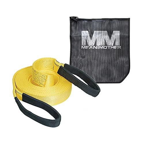 Mean Mother 4X4 Snatch Strap and Bonus Drying Bag, 8 Ton Capacity