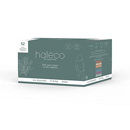 Luvme Haleco Eco Disposable Nappies for 13-18 kg Walker (Box of 52)