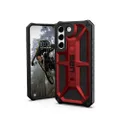 Urban Armor Gear Monarch Case Samsung Galaxy S22 Case [Wireless Charging Compatible, Military Standard Drop Protection, Drop-Resistant Mobile Phone Case, Ultra Slim Bumper] Red (Crimson)